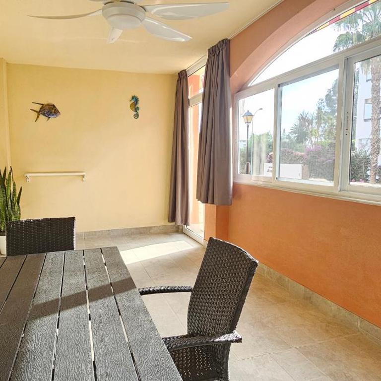 Apartamentos Paraiso de Vera Playa, Ed Tahiti bajo F a pie de la playa, vistas piscina - Apartamento con vistas a la piscina - 18