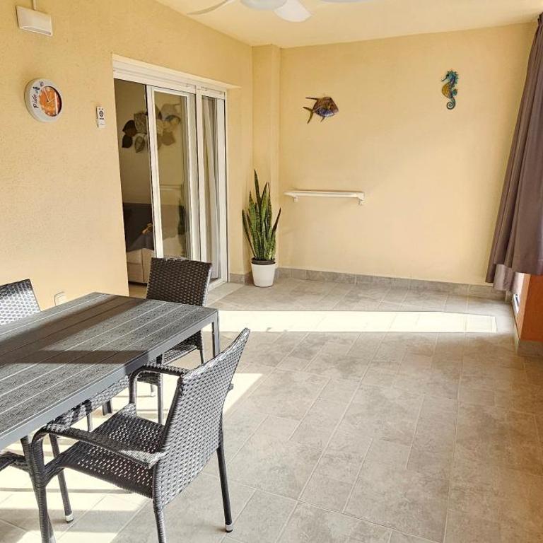 Apartamentos Paraiso de Vera Playa, Ed Tahiti bajo F a pie de la playa, vistas piscina - Apartamento con vistas a la piscina - 3