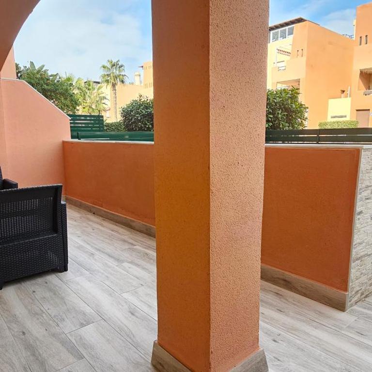 Apartamentos Paraiso de Vera Playa, Ed Tahiti, bajo G a pie de la playa, vistas piscina - Apartamento con vistas a la piscina - 7