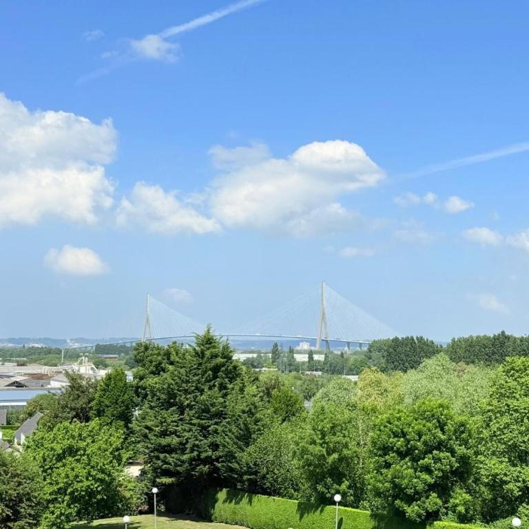 Hôtel Antares & Spa - Chambre Double - Vue sur Pont de Normandie - 5