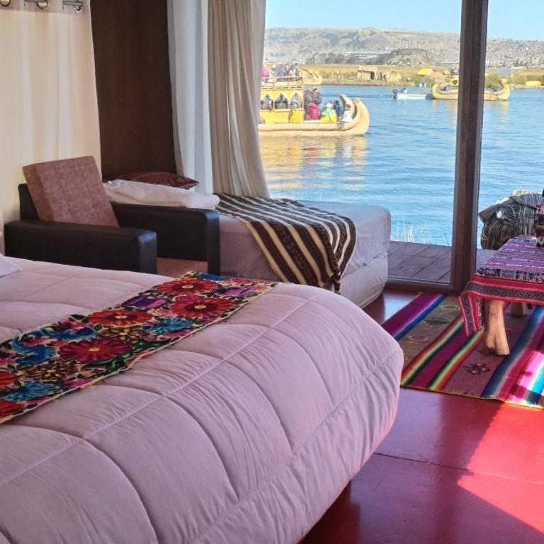 Titicaca Lartasma lodge - King Room with Lake View - 1