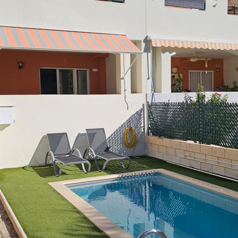 Apartamentos Paraíso Vera Playa, Ed Fatu Hiva Bajo B con PISCINA PRIVADA y jardín privado en PRIMERA LINEA de Vera Playa, WIFI - Apartamento de 2 dormitorios - 15