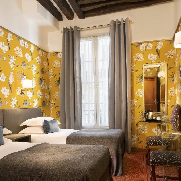 Hôtel Saint-Paul Rive-Gauche - Twin Room- 2 single beds - 6