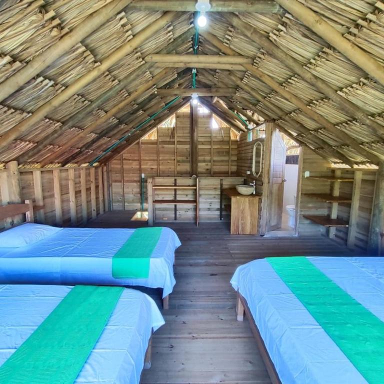 Cabaña de playa 6 personas con cocina y kiosko privado - Casa con 1 dormitorio - 13