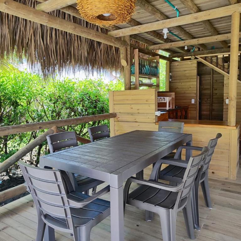 Cabaña de playa 6 personas con cocina y kiosko privado - Casa con 1 dormitorio - 28