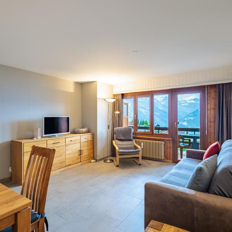 Bietschhorn 18 - 4 pers - piscine - One-Bedroom Apartment with View - 4