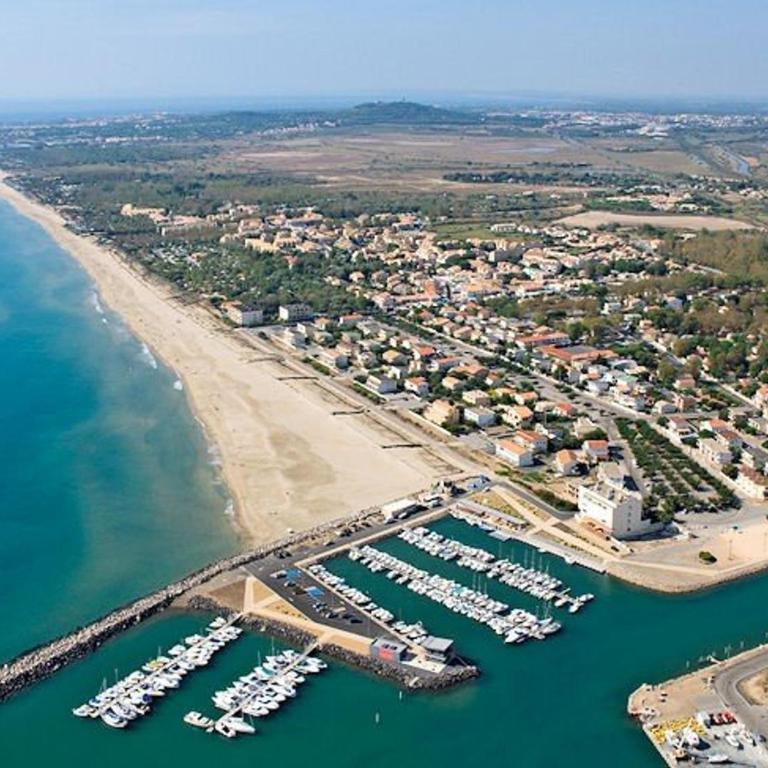 Studio cabine avec terrasse, 4 couchages, parking privé - Marseillan - FR-1-326-415 - Monolocale - 10