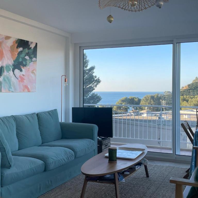 Vue mer incroyable, piscine, tennis et accès plage - 3 chambres - Apartment mit 3 Schlafzimmern und Hafenblick - 5
