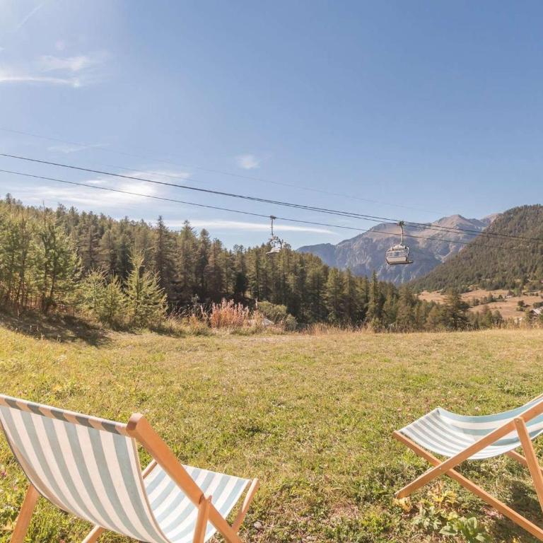 Studio en RdC avec terrasse, jardin et parking, Montgenèvre - FR-1-330D-58 - Appartement (4 Adultes) - 15