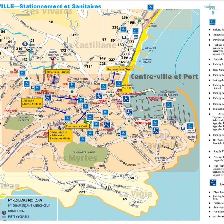 Charmant T2 cabine 40m², centre-ville, balcon, clim, ascenseur, à Cavalaire-sur-Mer - FR-1-100-224 - Appartement (4 Adultes) - 15