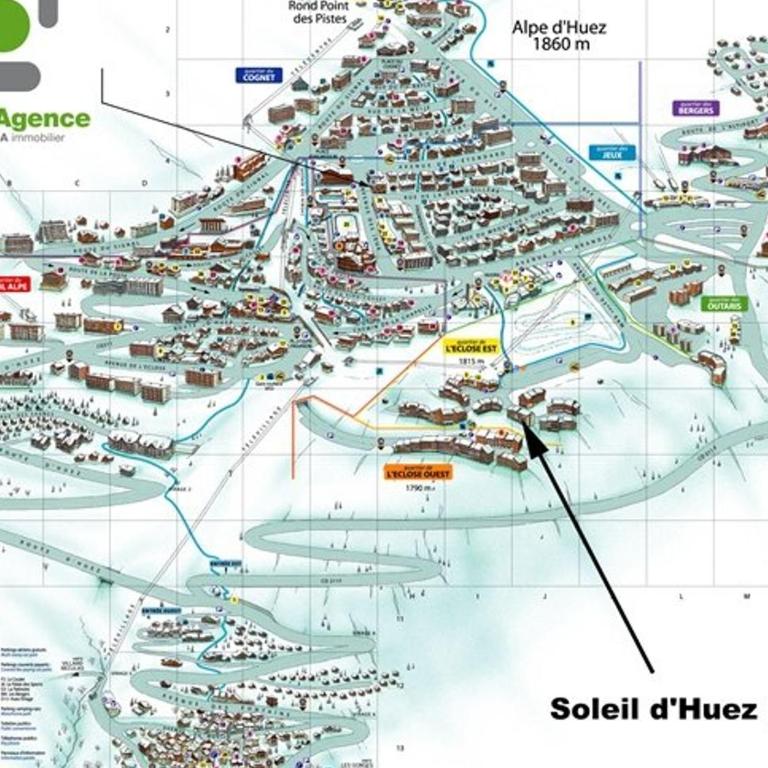 Studio confortable pour 4 personnes à L'Alpe d'Huez avec balcon, proche commerces et pistes - Appartement 1 Chambre - 10