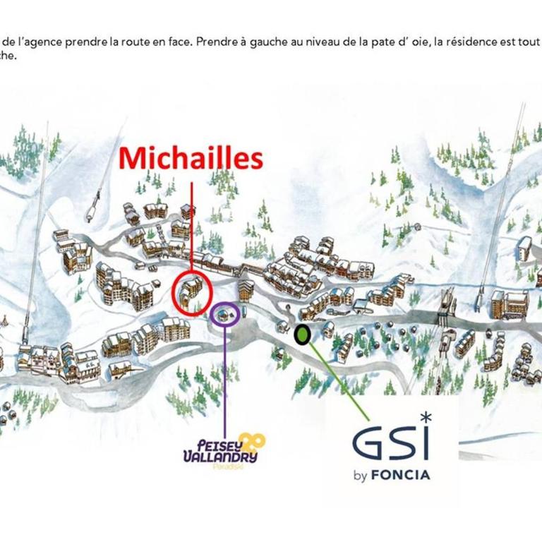 Studio pour 4 pers. proche pistes, balcon, animaux admis - Vallandry - Studio - 15
