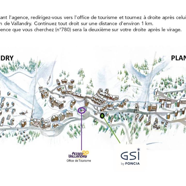 Appartement 3 pièces pour 6 pers avec balcon à Vallandry - Animaux admis - Apartamento de 1 dormitorio - 15