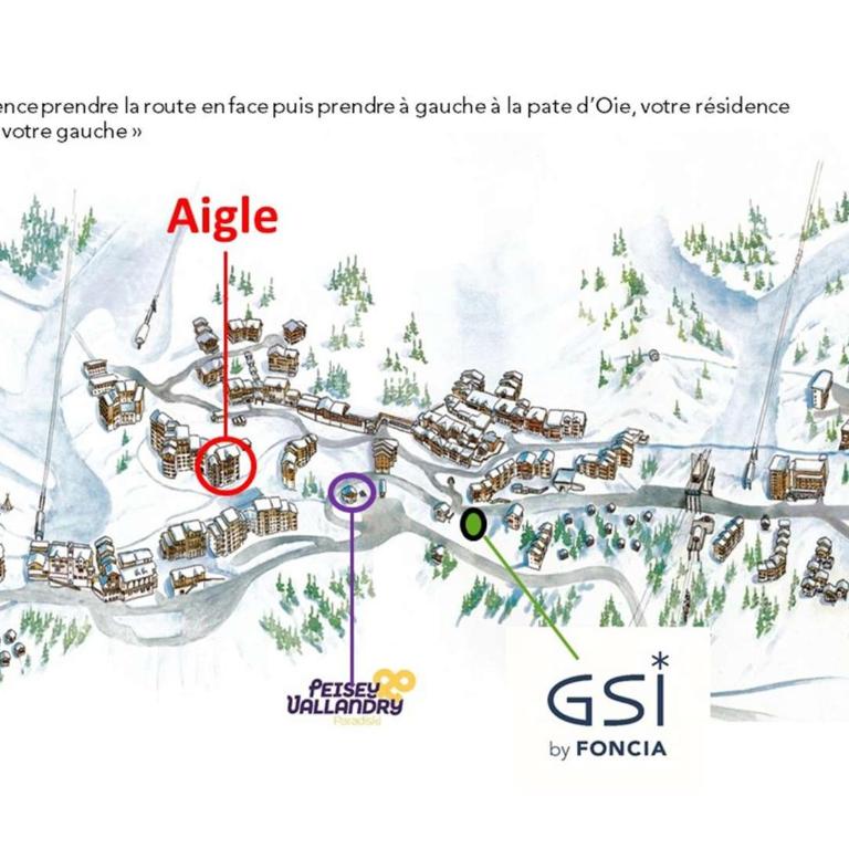 Vallandry: Apt 2 pièces 34m², 4 pers, proche pistes et centre, casier à skis - Appartement 1 Chambre - 17