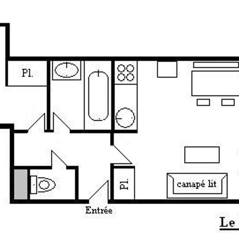 Charmant Appartement 2P à Méribel, Proche Commerces et Pistes, Parking Inclus - Appartement 1 Chambre - 23