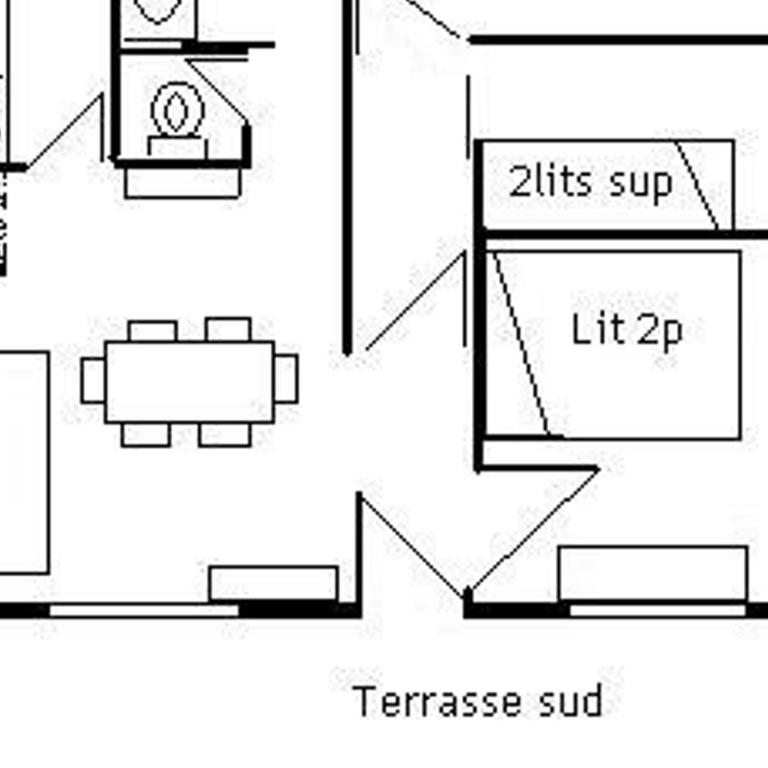 Appartement 4 pièces, terrasse ensoleillée, accès pistes et commerces à 150m, navette gratuite - FR-1-180-165 - Appartement (6 Adultes) - 27