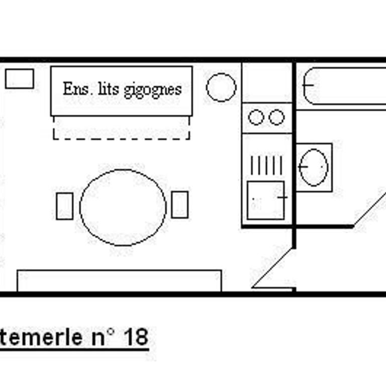 Studio cosy à Meribel, aux pieds des pistes, proche des commerces et restaurants, pour 2 personnes - FR-1-180-542 - Appartement (2 Adultes) - 15