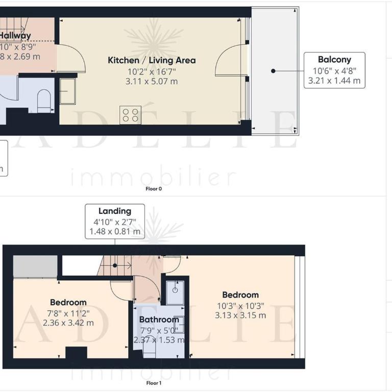 Duplex rénové avec balcon et parking, à 100m des pistes - FR-1-398-529 - Appartement (6 Adultes) - 14