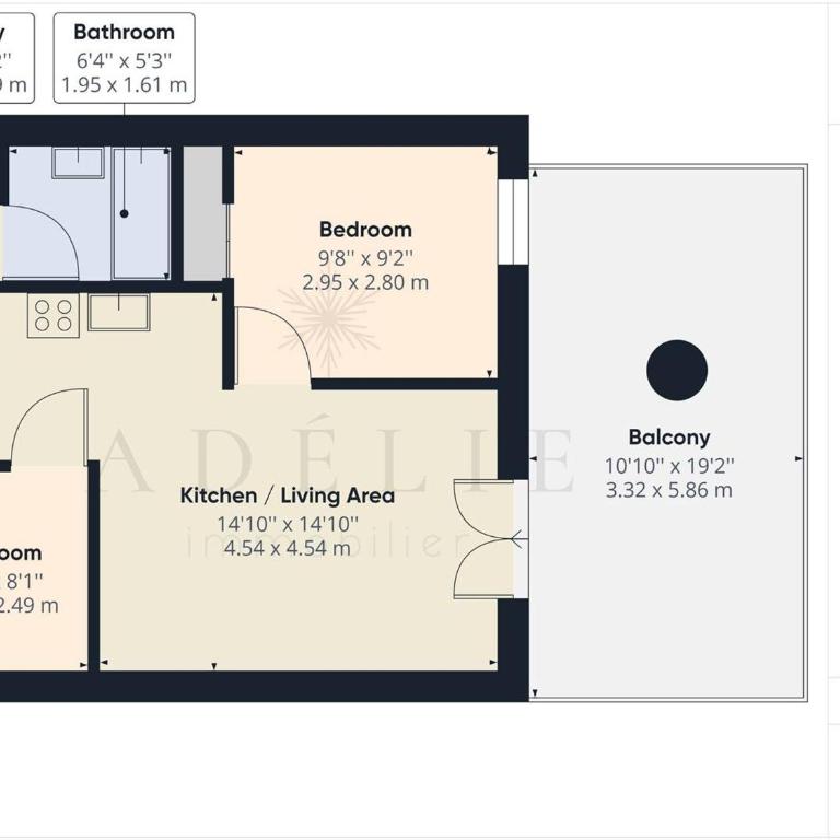 Charmant appartement 3* de 2 chambres avec balcon en plein centre, proche pistes et commerces - FR-1-398-499 - Appartement (6 Adultes) - 15