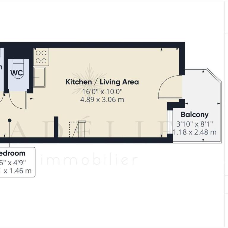 Studio Mezzanine avec Balcon Exposé Sud, Pieds des Pistes, Proche Commerces et Garderie - FR-1-398-563 - Studio - 12