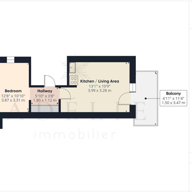 Studio 5 pers au pied des pistes avec balcon, parking inclus - FR-1-398-589 - Studio - 14