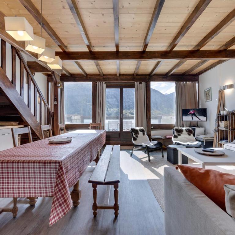 Tignes le Lac 5 pièces spacieux, duplex calme, près du centre, Wi-Fi inclus - FR-1-641-60 - Apartment - 1