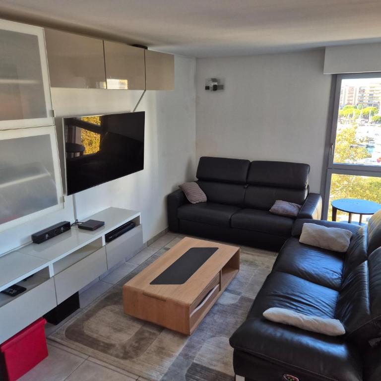 Duplex grand standing vue mer et port - Appartement 2 Chambres - 6