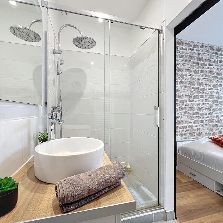 Le Rémois - Appartement rare - Cour privée - Parking - Reims - Appartamento con 1 Camera da Letto - 20
