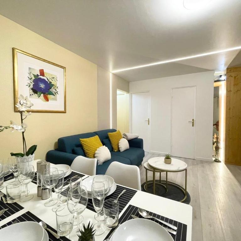 Cozy & Spacious 3BR Paris Apartment with Balconies Metro 6 Glacière - Appartement 3 Chambres - 3