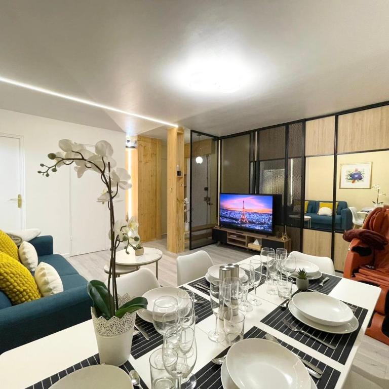 Cozy & Spacious 3BR Paris Apartment with Balconies Metro 6 Glacière - Appartement 3 Chambres - 1