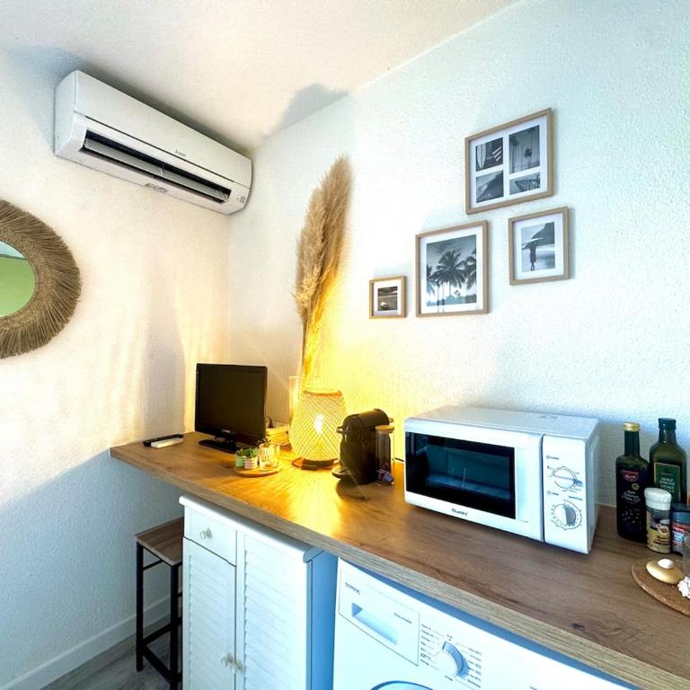 Ecrin Marin-park view-Beach Pool-Parking - Appartamento con 1 Camera da Letto - 15