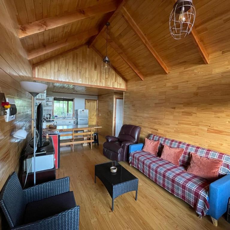 Cabaña Vista Tres Volcanes Caburgüa - Three-Bedroom Chalet - 4