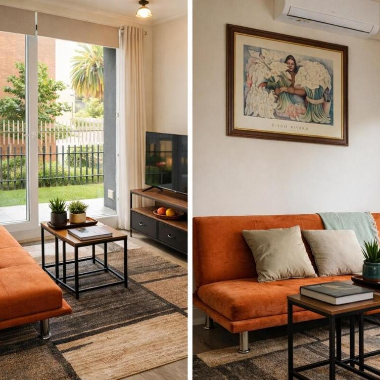 Oasis Mariposa con Jardín Privado Metro y Mall - Two-Bedroom Apartment - 7
