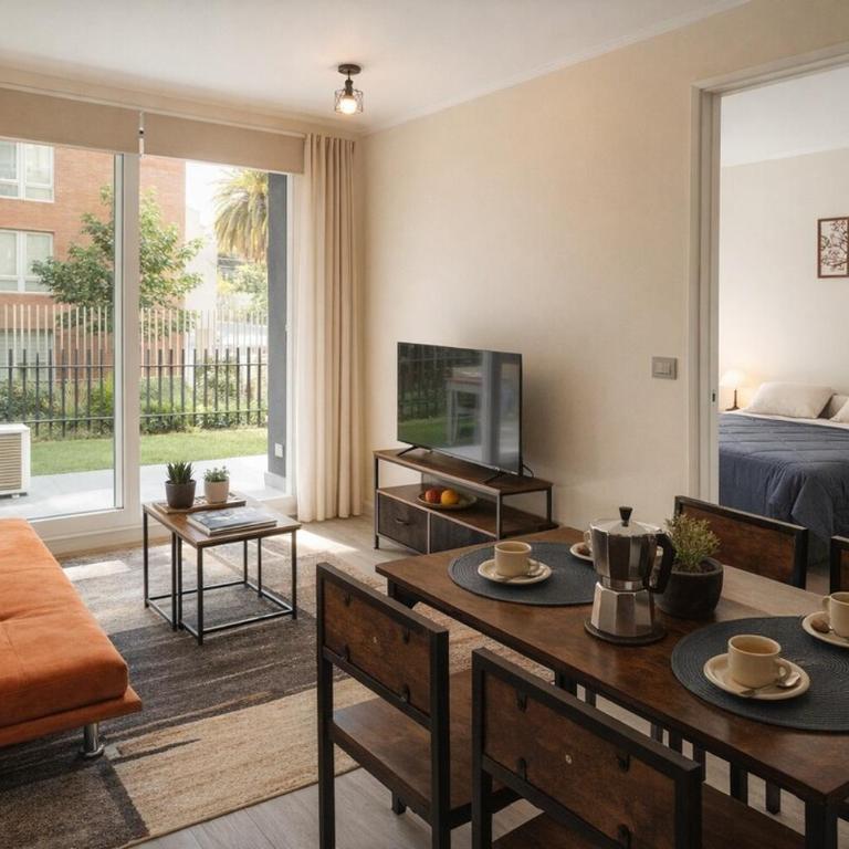 Oasis Mariposa con Jardín Privado Metro y Mall - Two-Bedroom Apartment - 13