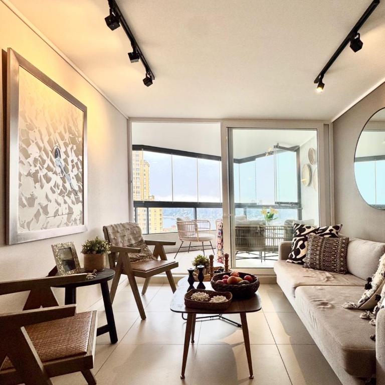 Increíble Departamento Vista Al Mar Concón - Three-Bedroom Apartment - 1