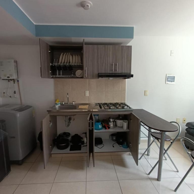 apta estudio al norte de armenia 204 - Apartamento Estudio - 1 cama doble - 2