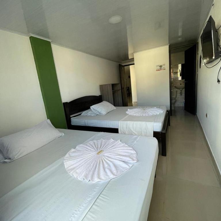 Hotel Mirador Del Quindio - Habitación con 2 camas grandes - 1