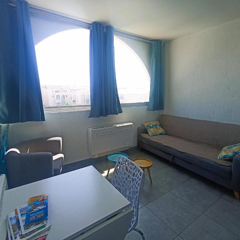 Studio cabine à Sète avec climatisation et parking, proche canal - FR-1-338-398 - Studio - 18