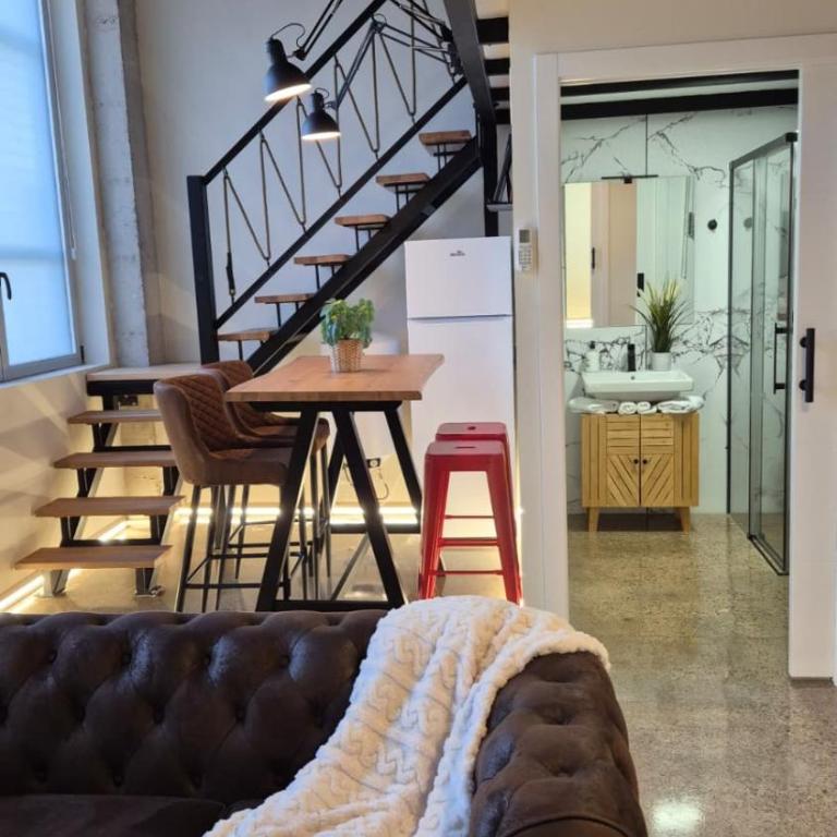 A4 Nuevo Impresionante Apartamento Industrial wifi gratis hasta 4 os encantará - Two-Bedroom Apartment - 16
