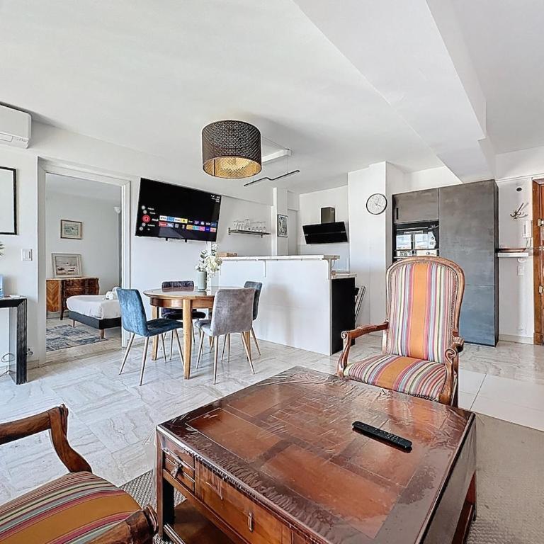 69m2, balcon vue mer, 2 salles de bain - Apartment mit 2 Schlafzimmern - 22