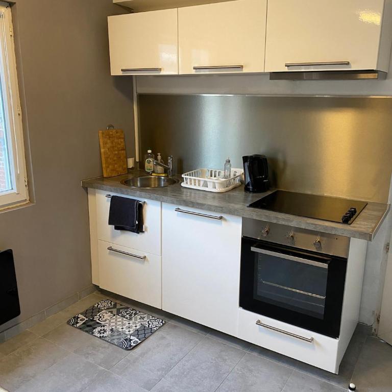 Le Berckois Studio cosy pour 2 pers à Berck 2 minutes de la plage à pied - Studio - 8