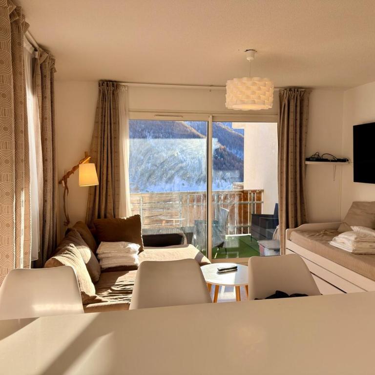 3 pièces la Foux d Allos vue montagne et station - Appartement avec Terrasse - 48
