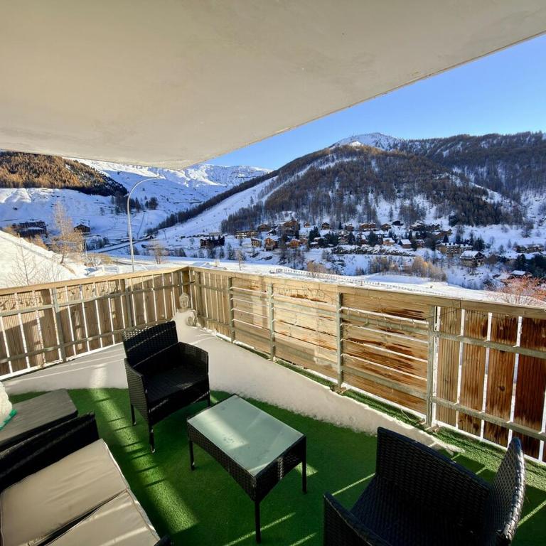 3 pièces la Foux d Allos vue montagne et station - Appartement avec Terrasse - 3