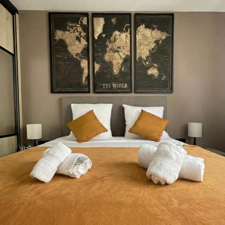 Q&R Renting - Suites Design Modernes et Luxueuses- Confort Parking AC Mer - Appartement 2 Chambres - 2