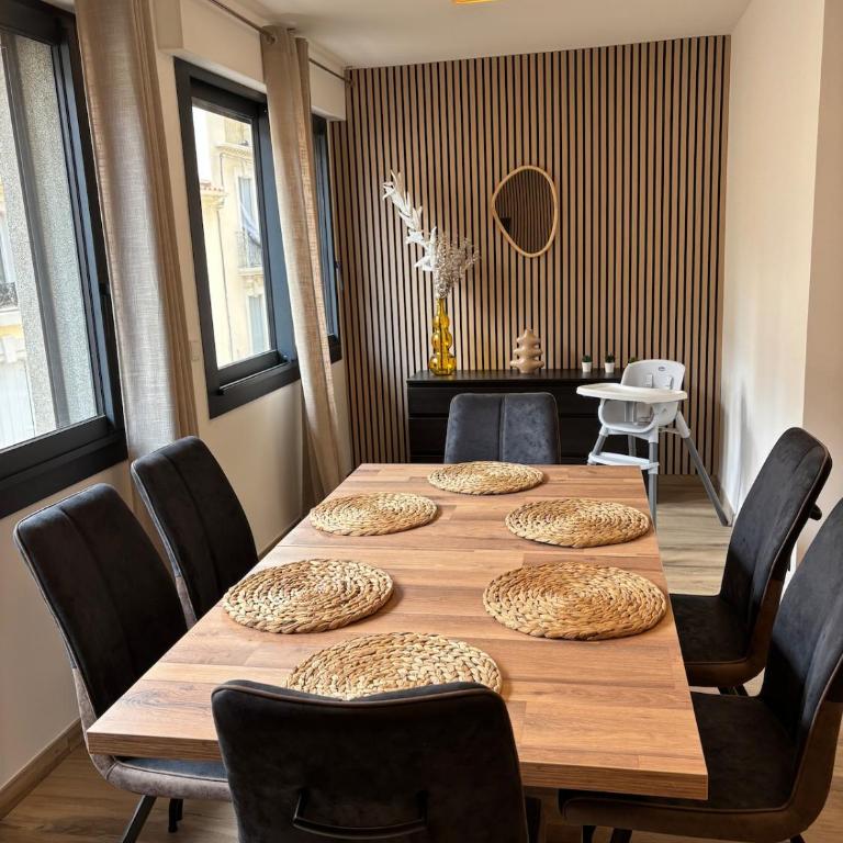 carpe diem T4 centre ville climatisé garage rénové - Apartment mit 3 Schlafzimmern - 6
