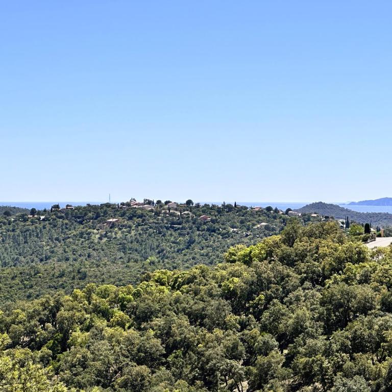 Villa ELODIE climatisée pour 10 personnes avec piscine privée, vue sur les collines et la mer, sur le domaine de Valcros à La L - Maison 5 Chambres - 10