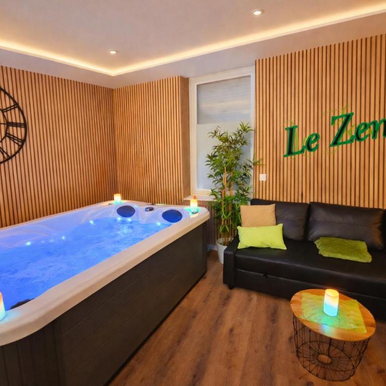 ZEN SPA-4 Pers-Jacuzzi-Parking-Clim-Colmar - Appartement 1 Chambre - 11