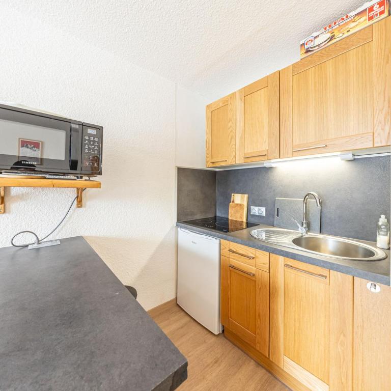Studio confortable au pied des pistes, balcon sud - FR-1-807-100 - Monolocale - 7