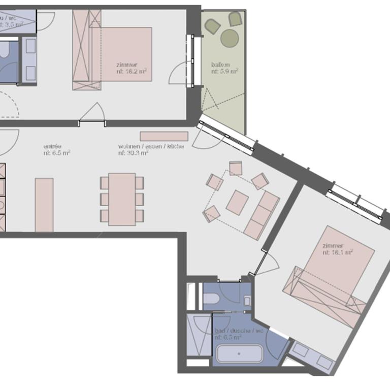 The Suites - Suite mit 2 Schlafzimmern - 11