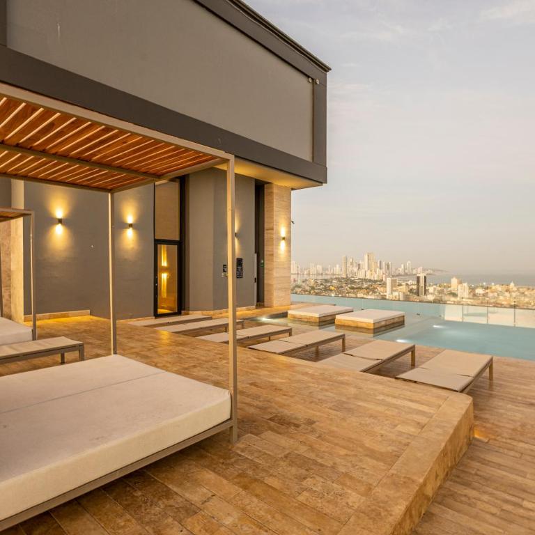 NEW Apartment, best rooftop pool view, Cartagena - Visitors NOT ALLOWED - Two-Bedroom Apartment - 6